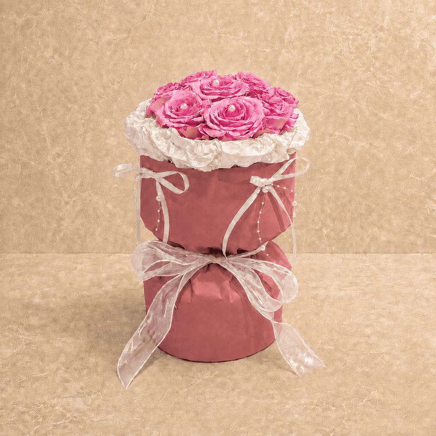 Product Blush Magenta Rose Bouquet