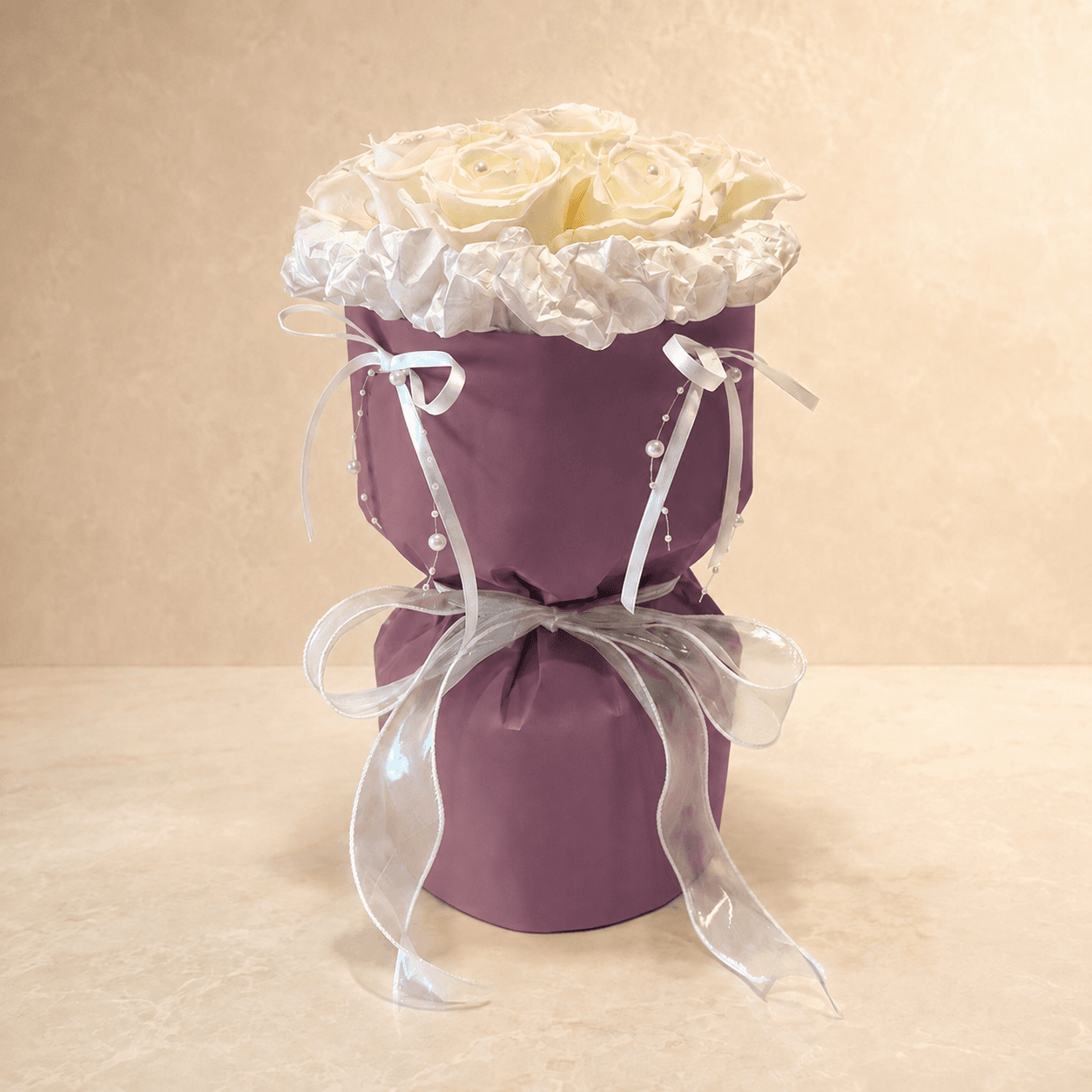 Product Lavender Ivory Rose Bouquet